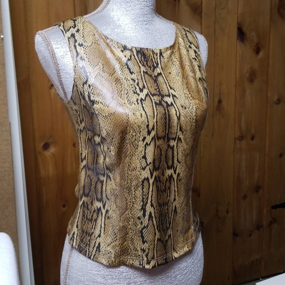 Vintage Animal Print Club Tank